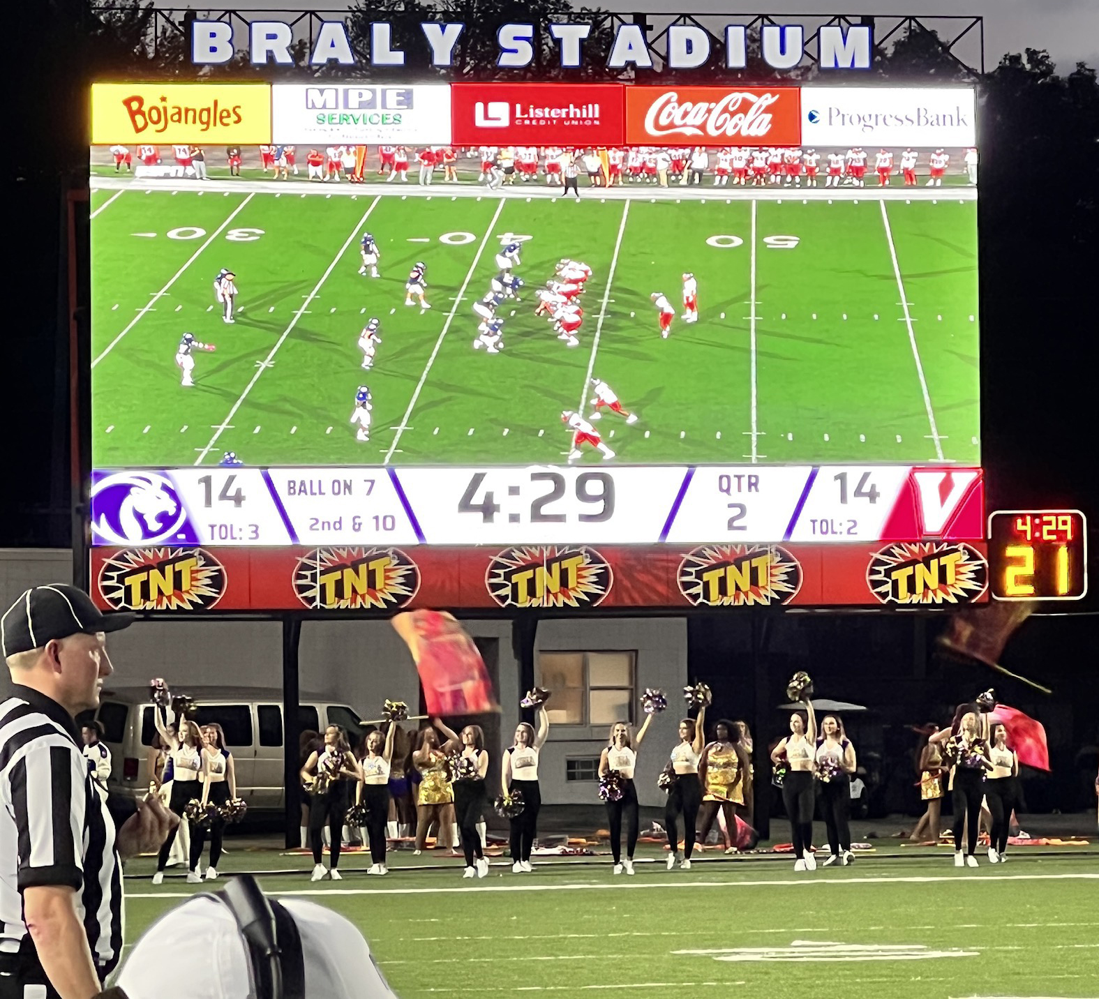 Football Stadium Video Scoreboard