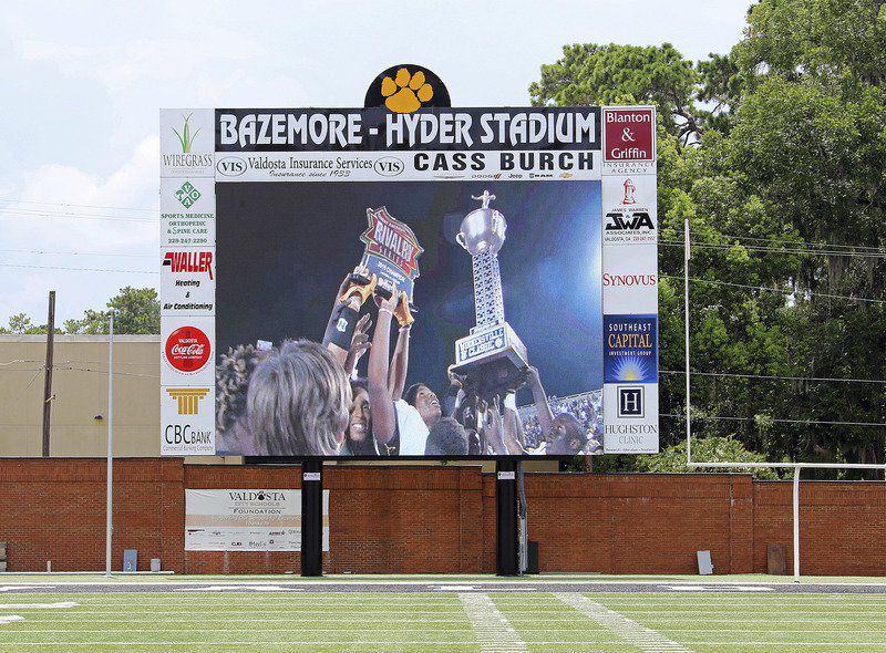 Football Stadium Video Scoreboard view 2